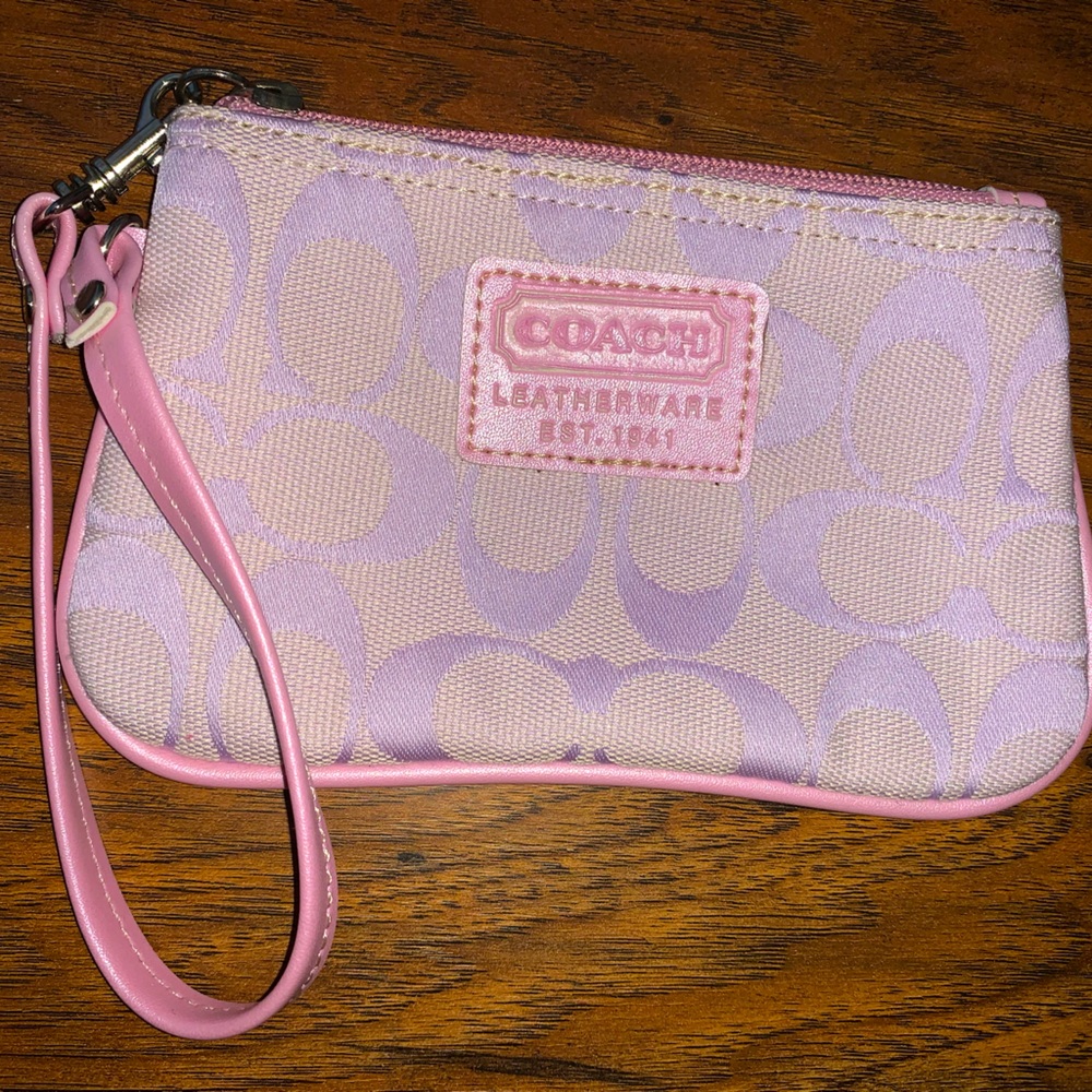 New Coach wristlet